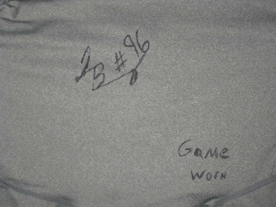 Jay Bromley New York Giants #96 Practice Worn & Signed Nike Pro Combat  Hyperstrong Padded Compression XXL Shirt - Big Dawg Possessions