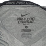Michael Hunter Practice Worn & Signed Gray & Blue New York Giants Nike Pro Combat Long Sleeve Shirt - Image 5