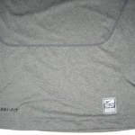 Michael Hunter Practice Worn & Signed Gray & Blue New York Giants Nike Pro Combat Long Sleeve Shirt - Image 6