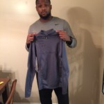 Michael Hunter Game Worn & Signed Oklahoma State Cowboys Russell Long Sleeve Mock Neck Shirt - Image 7