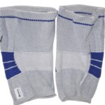 AJ Francis Tampa Bay Buccaneers Game Worn & Signed Gray & Blue Bauerfeind Knee Sleeves