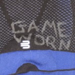AJ Francis Tampa Bay Buccaneers Game Worn & Signed Black & Blue Bauerfeind Knee Sleeves - Image 3