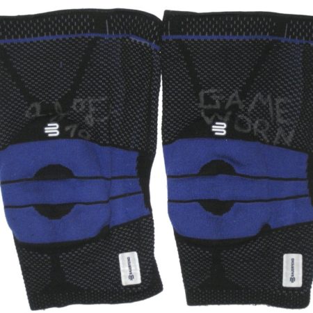 AJ Francis Tampa Bay Buccaneers Game Worn Black & Blue Bauerfeind Knee Sleeves