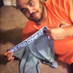 AJ Francis with Tampa Bay Buccaneers #70 Practice Worn & Signed Nike Pro Combat 4XL Shorts