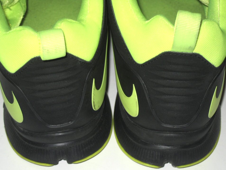 Darien Harris Michigan Spartans Worn & Signed Black & Neon Green Nike Sneakers Big Possessions