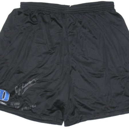 David Reeves Training Worn & Signed Official Duke Blue Devils Football Nike Shorts