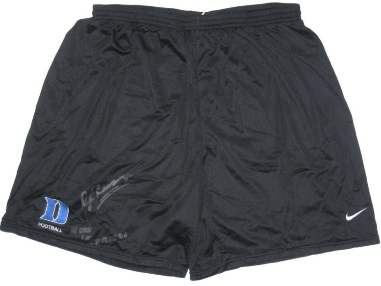 David Reeves Training Worn & Signed Official Duke Blue Devils Football ...
