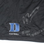 David Reeves Training Worn & Signed Official Duke Blue Devils Football Nike 3XL Shorts - Image 2