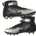 Deon Simon New York Jets Practice Worn & Signed White & Black Nike Lunarbeast Elite TD Cleats - Image 2