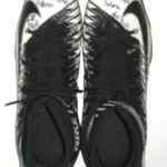 Deon Simon New York Jets Practice Worn & Signed White & Black Nike Lunarbeast Elite TD Cleats