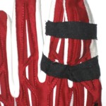 Jay Bromley New York Giants Game Worn & Signed Red & White Nike Superbad 3XL Gloves