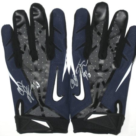 AJ Francis Miami Dolphins 2014 Training Camp Worn & Autographed Nike Vapor Jet Gloves
