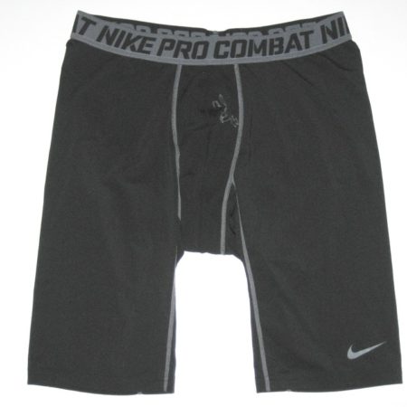 AJ Francis Miami Dolphins Practice Worn & Autographed Nike Pro Combat 3XL Shorts
