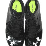 AJ Francis Tampa Bay Buccaneers Game Worn & Signed Black & Silver Under Armour Nitro Cleats - Image 4