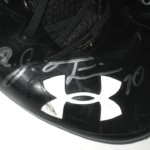 AJ Francis Tampa Bay Buccaneers Game Worn & Signed Black & Silver Under Armour Nitro Cleats - Image 6
