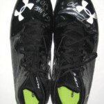 AJ Francis Tampa Bay Buccaneers Game Worn & Signed Black & Silver Under Armour Nitro Cleats - Image 3