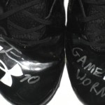 AJ Francis 2016 Tampa Bay Buccaneers Game Worn & Signed Black & Silver Under Armour Nitro Cleats