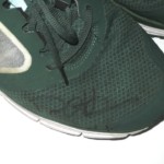 Darien Harris Michigan State Spartans Signed White, Gray & Green Nike Travel Shoes