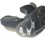 Jay Bromley 2015 New York Giants Game Worn & Signed Black Mouthguard - Image 2