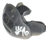 Jay Bromley 2015 New York Giants Game Worn & Signed Black Mouthguard