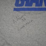 Andrew Adams 2016 Rookie Game Worn & Signed Gray New York Giants #33 Nike Dri-Fit XL Sleeveless
