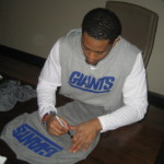 Andrew Adams 2016 Rookie Game Worn & Signed Gray New York Giants #33 Nike Dri-Fit XL Sleeveless