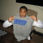 Andrew Adams with 2016 Rookie Game Worn & Signed Gray New York Giants #33 Nike Dri-Fit XL Sleeveless