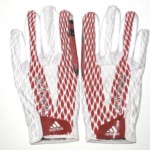 Cole Wick Game Worn & Signed RARE Incarnate Word Cardinals Team Logo Adidas Adizero Gloves