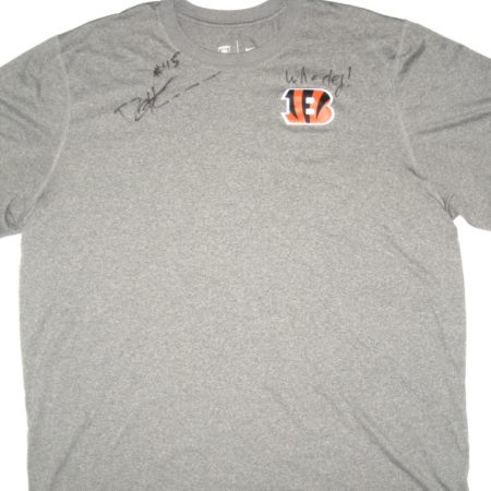 Darien Harris 2016 Player Issued & Signed Cincinnati Bengals #45 Nike Dri-Fit XL Shirt