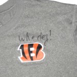 Darien Harris Player Issued & Signed Cincinnati Bengals #45 Nike Dri-Fit XL Shirt - Image 4
