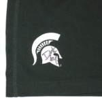 Darien Harris Practice Worn & Signed Official Green & White Michigan State Spartans Nike Dri-FIT XXL Shorts