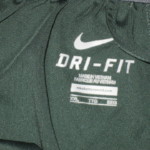 Darien Harris Practice Worn & Signed Official Green & White Michigan State Spartans Nike Dri-FIT XXL Shorts