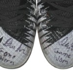 Deon Simon New York Jets Game Worn & Signed Silver & Black Nike Lunarbeast Elite TD Cleats - Worn In 31-28 Win Vs Cleveland Browns! - Image 5
