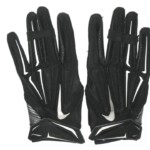 Josh Mauro Arizona Cardinals Game Worn & Signed Black & Silver Nike Superbad XXL Gloves - Image 5