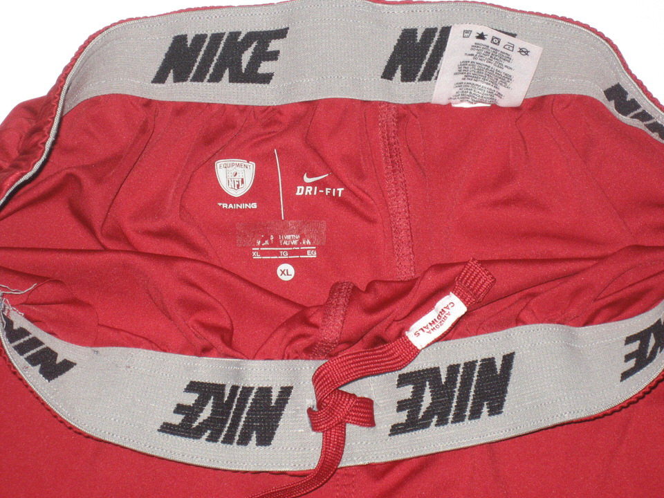 Ryan Spadola Practice Worn Official Arizona Cardinals Nike Dri-FIT XL  Shorts - Big Dawg Possessions