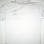 Ryan Spadola Travel Worn & Signed Official White Lehigh Mountain Hawks Russell Polo Shirt - Image 5