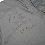 Andrew Adams New York Giants Rookie Game Worn & Signed Gray Nike Pro XL Sleeveless - Image 2