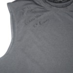 Andrew Adams 2016 New York Giants Rookie Game Worn & Signed Gray Nike Pro XL Sleeveless