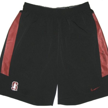 Devon Cajuste Practice Worn & Autographed Stanford Cardinal Nike Speed Vent Performance XL Shorts