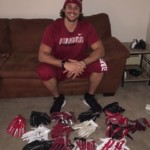 Devon Cajuste San Francisco 49ers Game Worn & Signed Black & Silver Nike Superbad 3XL Gloves
