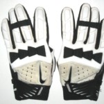 Josh Mauro 2015 Arizona Cardinal Game Worn & Signed White & Black Nike Hyperbeast XXL Gloves - Image 4