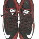 Josh Mauro 2015 Arizona Cardinals Game Worn & Signed Red & Black Nike Alpha Cleats - Image 4