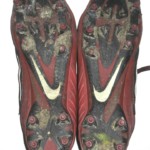 Josh Mauro 2015 Arizona Cardinals Game Worn & Signed Red & Black Nike Alpha Cleats - Image 8