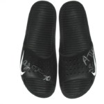 AJ Francis Official Tampa Bay Buccaneers Autographed "ATTACK" Black Nike Shower Sandals