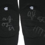 AJ Francis Washington Redskins Practice Worn & Signed Black Bauerfeind Knee Sleeves