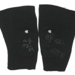 AJ Francis Washington Redskins Practice Worn & Autographed Black Bauerfeind Knee Sleeves