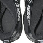 Deon Simon New York Jets Game Worn & Signed Black & White Nike Lunarbeast Elite TD Cleats