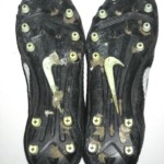 Deon Simon New York Jets Game Worn & Signed Black & White Nike Lunarbeast Elite TD Cleats - Image 10