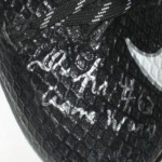 Deon Simon New York Jets Game Worn & Signed Black & White Nike Lunarbeast Elite TD Cleats - Image 7