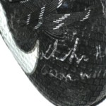 Deon Simon New York Jets Game Worn & Signed Black & White Nike Lunarbeast Elite TD Cleats - Image 6
